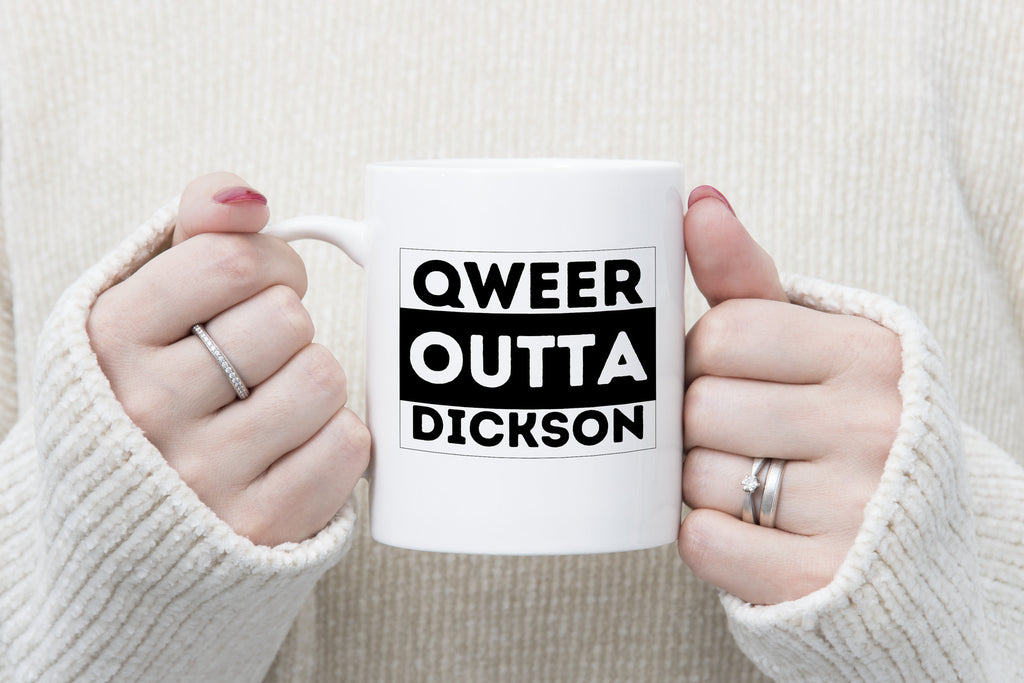 Qweer outta Dickson ACT Novelty Mug Gay Pride LGBTQIA Coffee Cup
