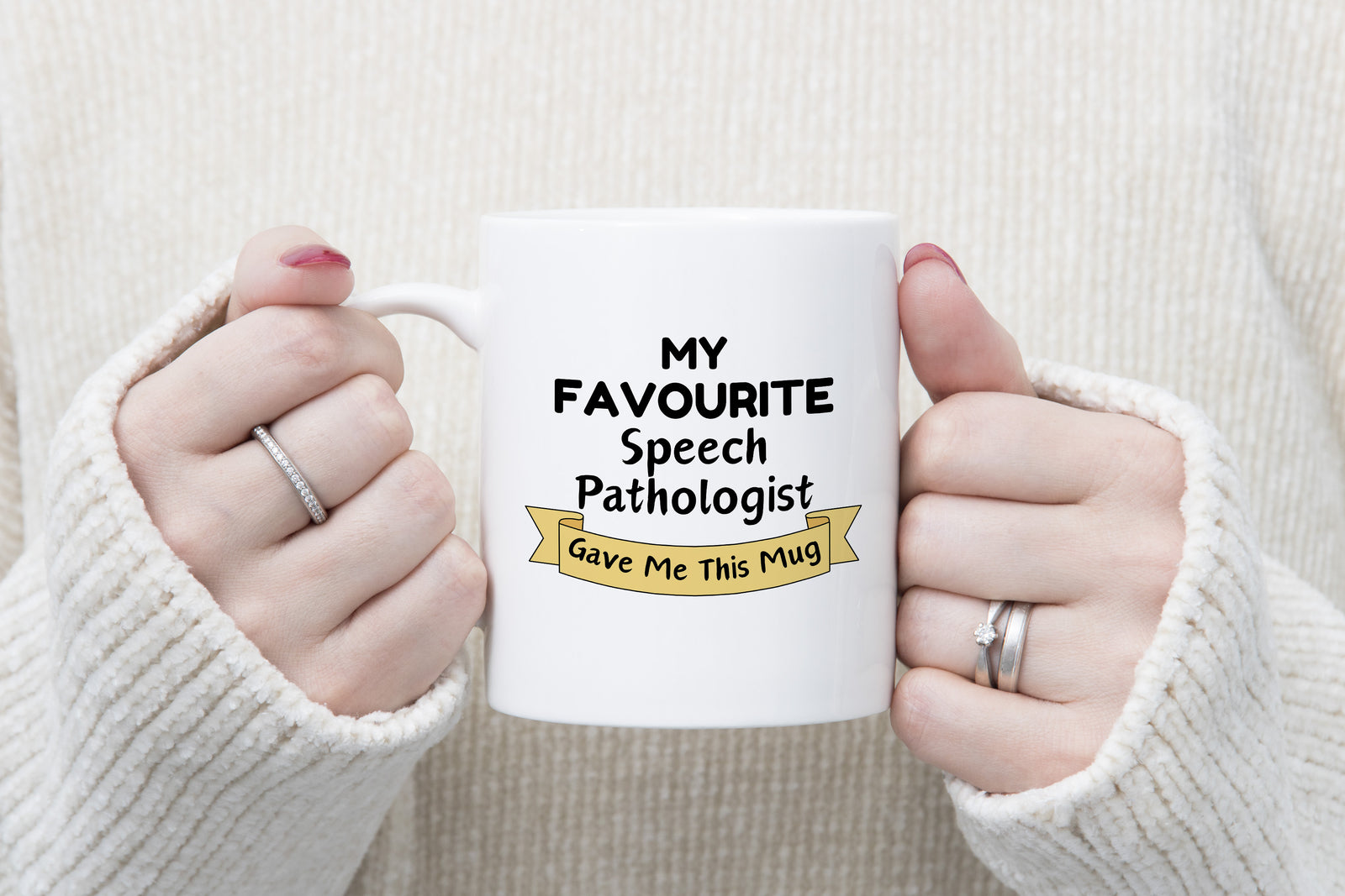 My Favourite Speech Pathologist Gave Me this Novelty Mug Gift Coffee Cup
