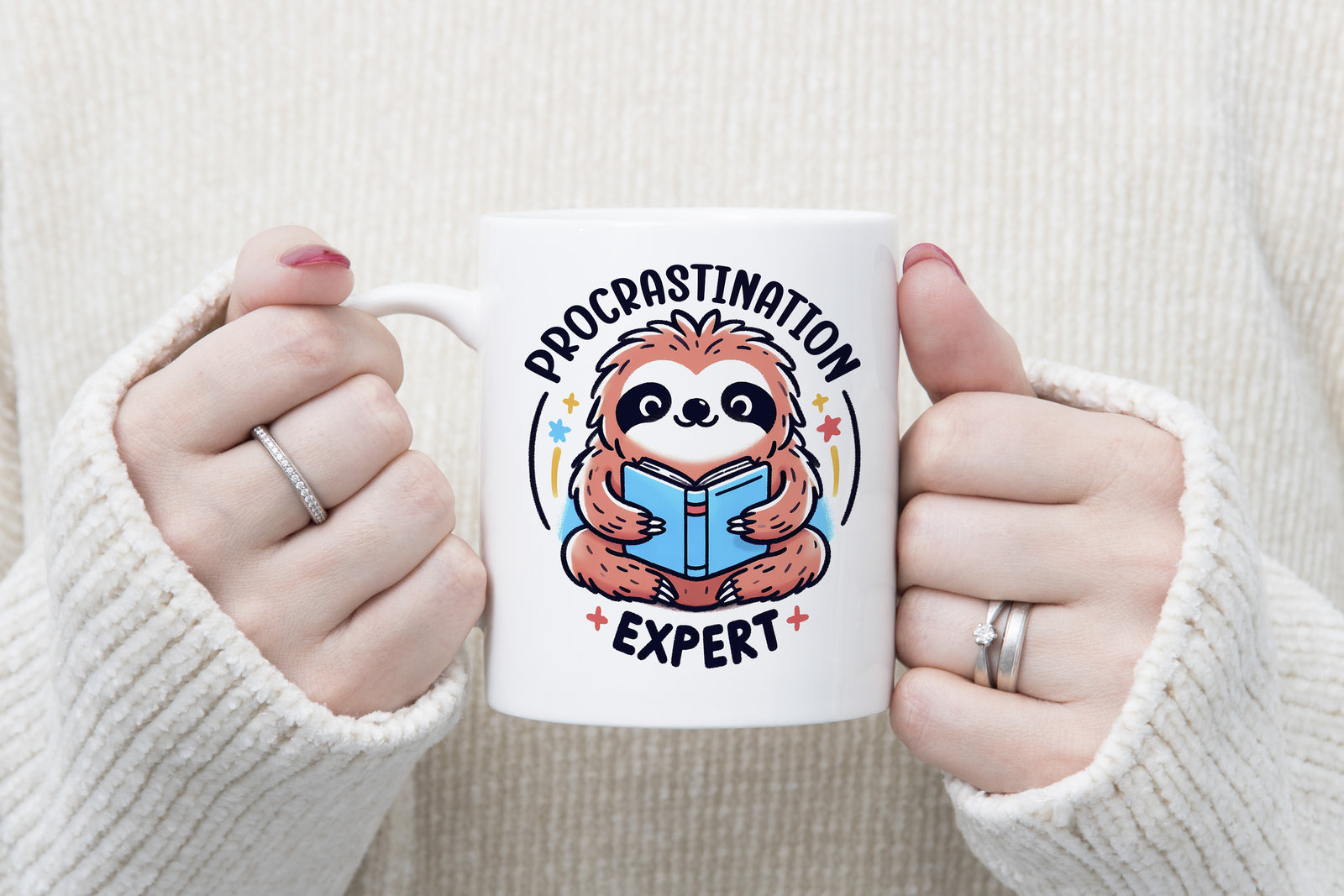 Sloth Mug Procrastination Expert Coffee Novelty Cup