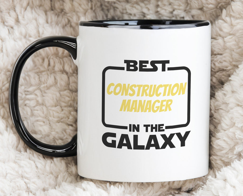 Best in the Galaxy Construction Manager Novelty Mug Coffee Cup