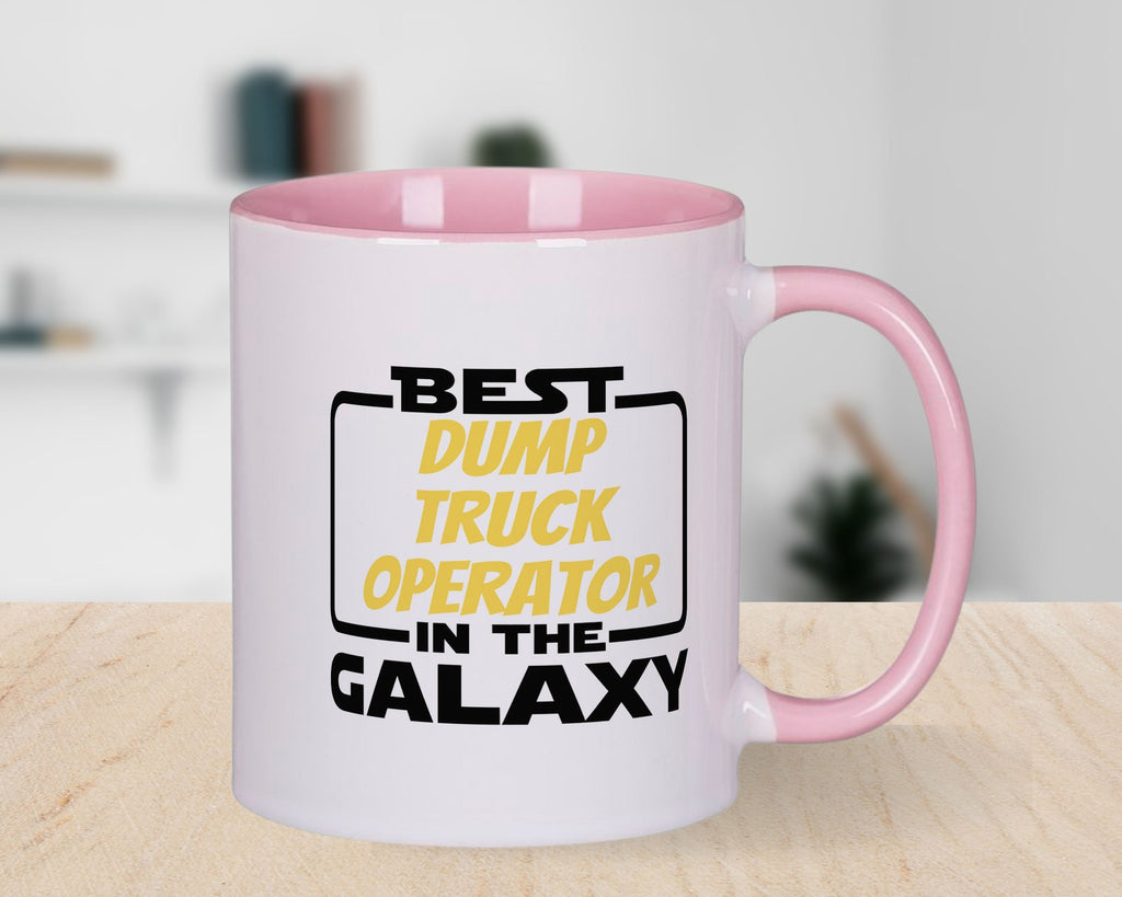 Best in the Galaxy Dump Truck Operator Novelty Mug Garbo Garbage Truck Cup