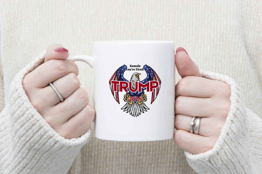 Trump Kamala you're fired mug vance 2024 coffee cup