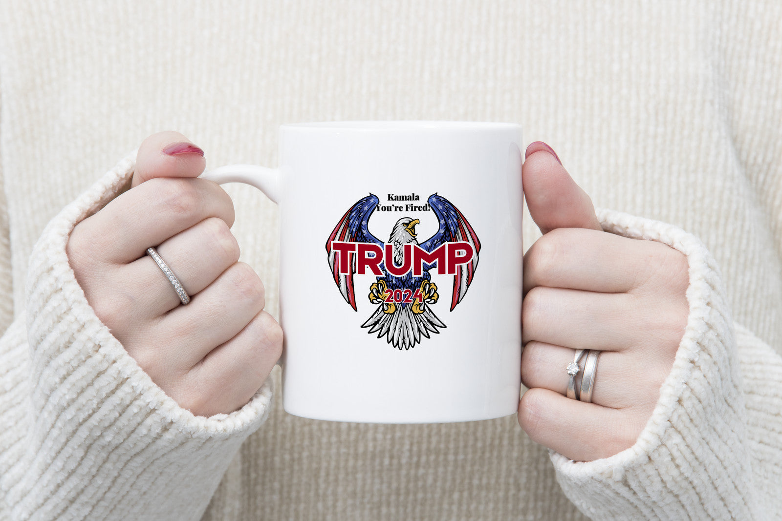 Trump Kamala you're fired mug vance 2024 coffee cup