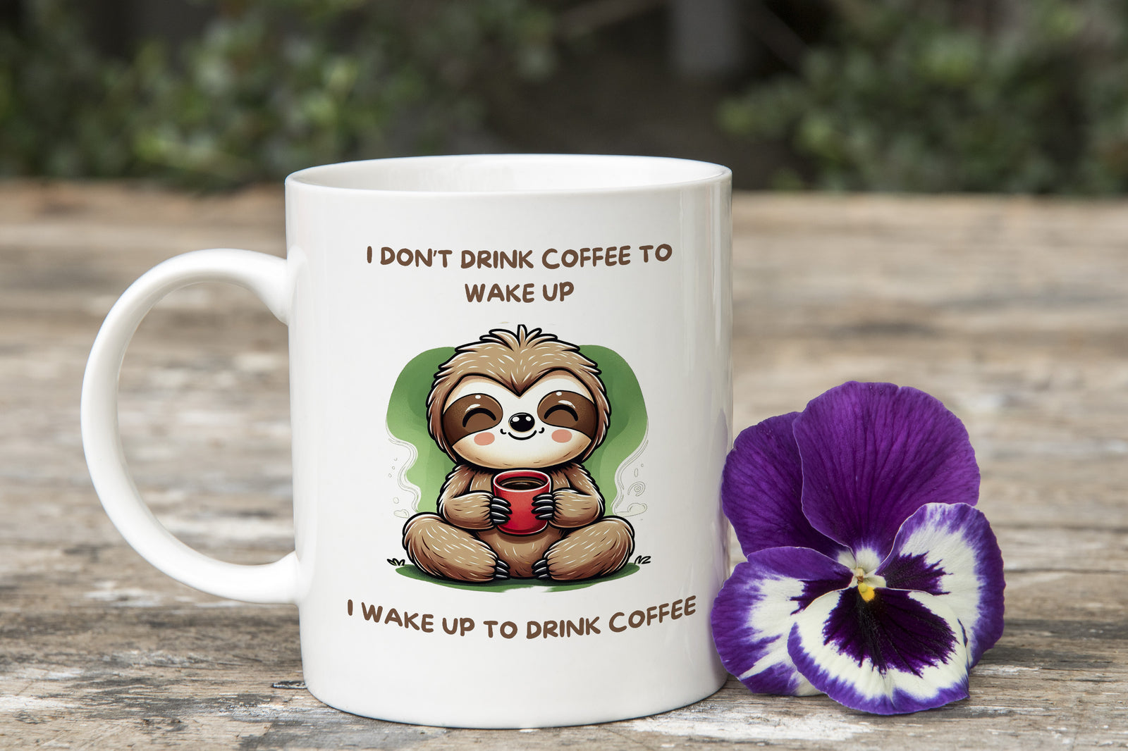 Sloth Novelty Mug Wake up Coffee Cup