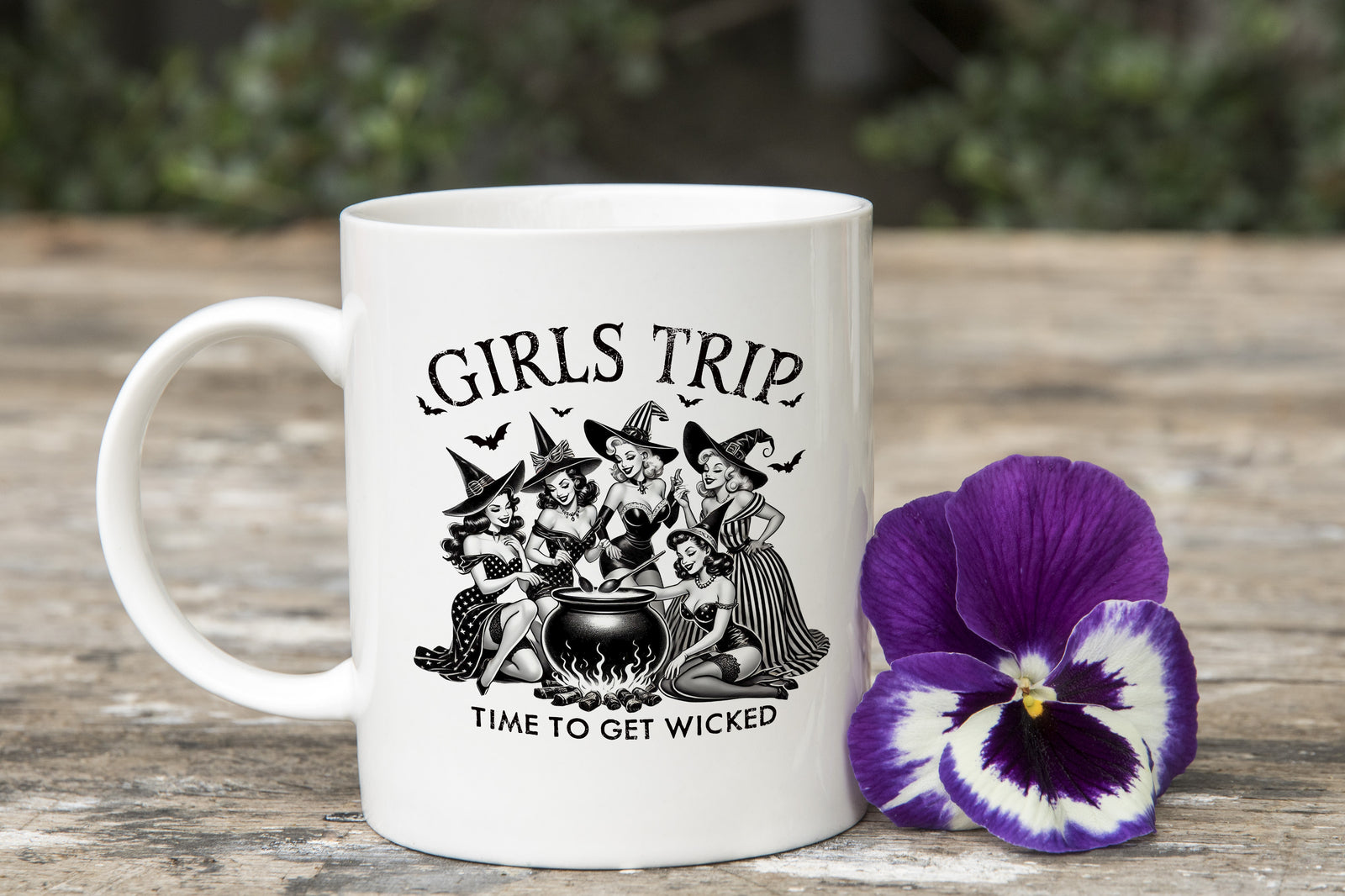 Girls Trip Time To Get Wicked Novelty Mug Fun Coffee Cup
