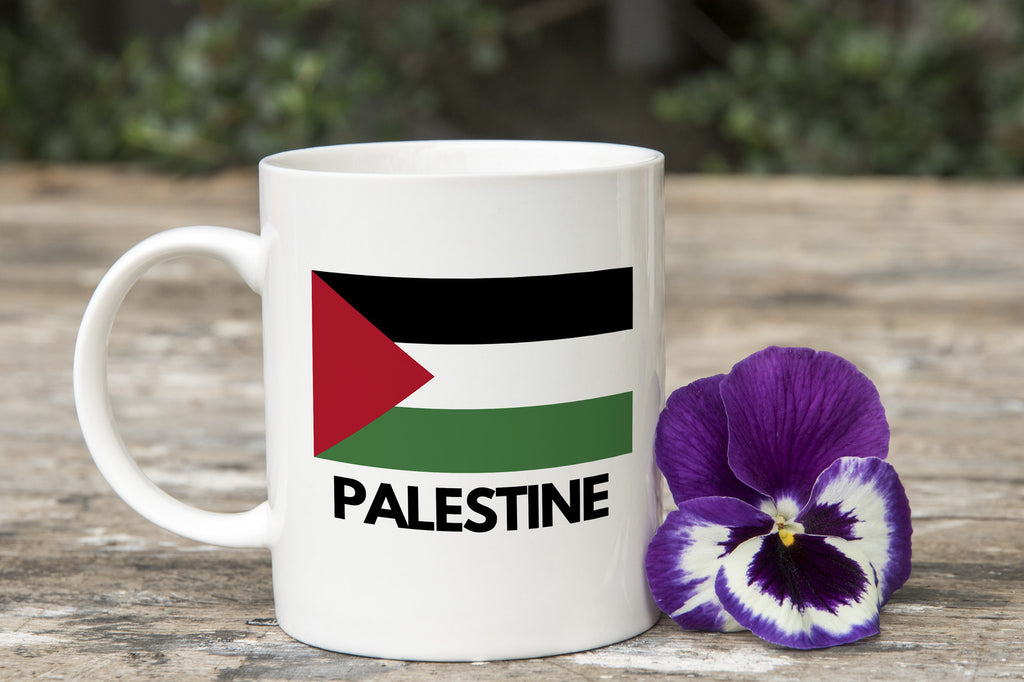 Free Palestine Flag Novelty Mug Pride Cup