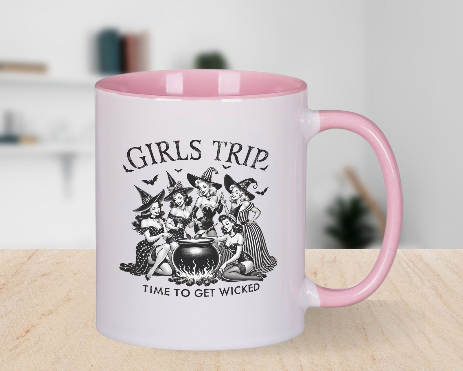 Girls Trip Time To Get Wicked Novelty Mug Fun Coffee Cup