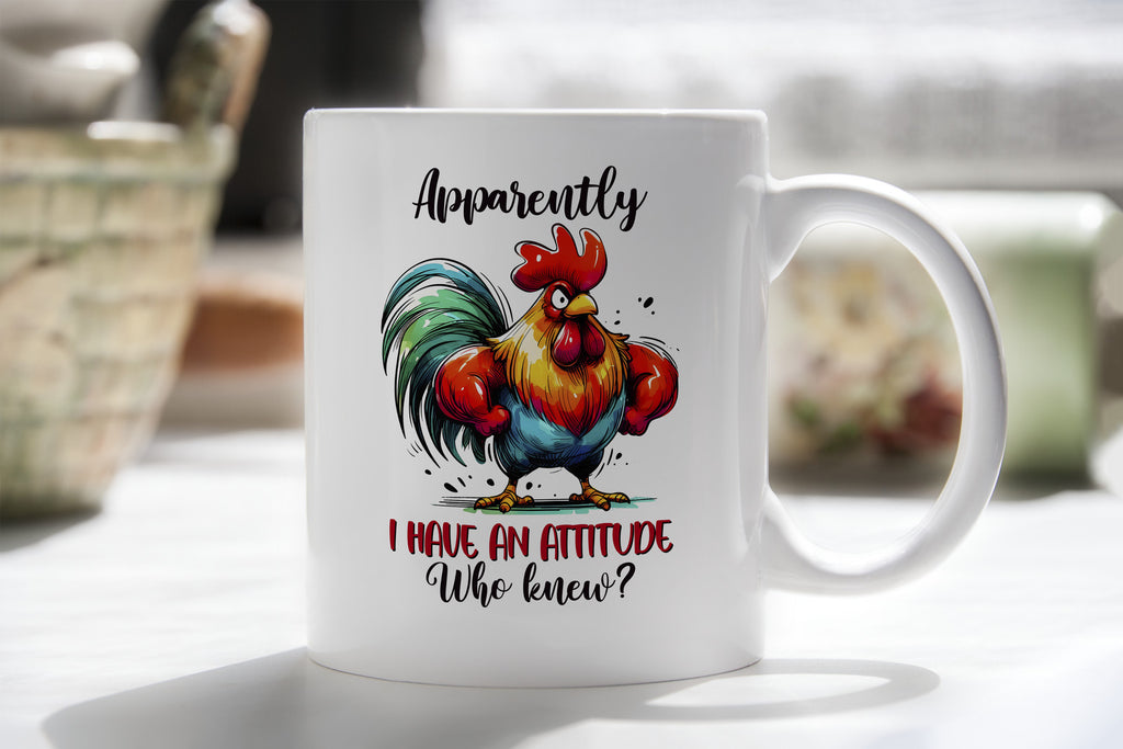 Sarcastic Mug Apparently I have an Attitude Novelty Mug Gift Coffee Cup