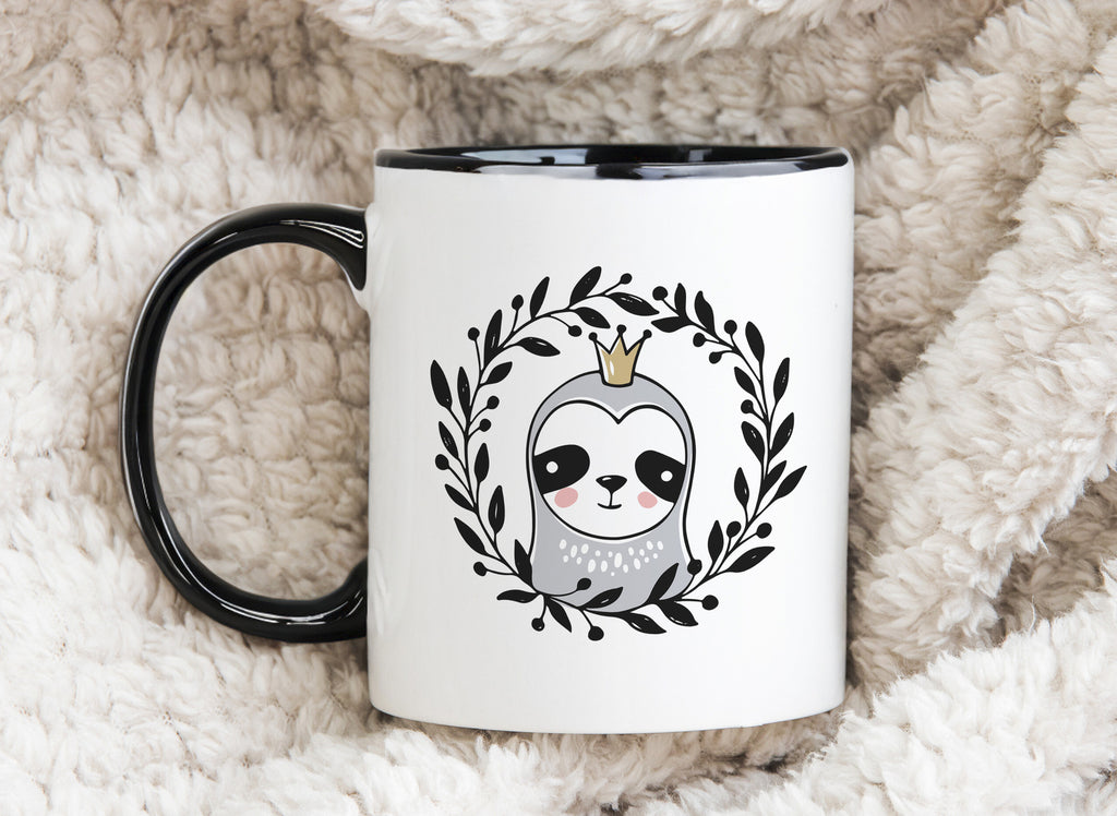 King Sloth Novelty Mug Number 1 Crown Fun Coffee Cup