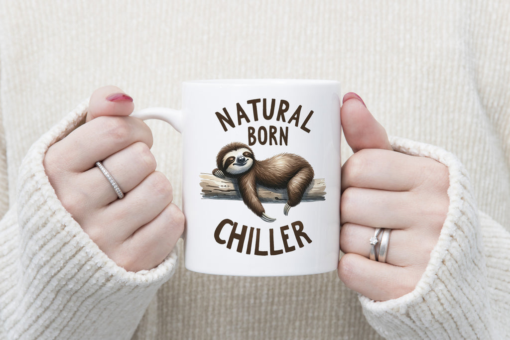 Sloth Natural Born Chiller Novelty Mug Coffee Cup