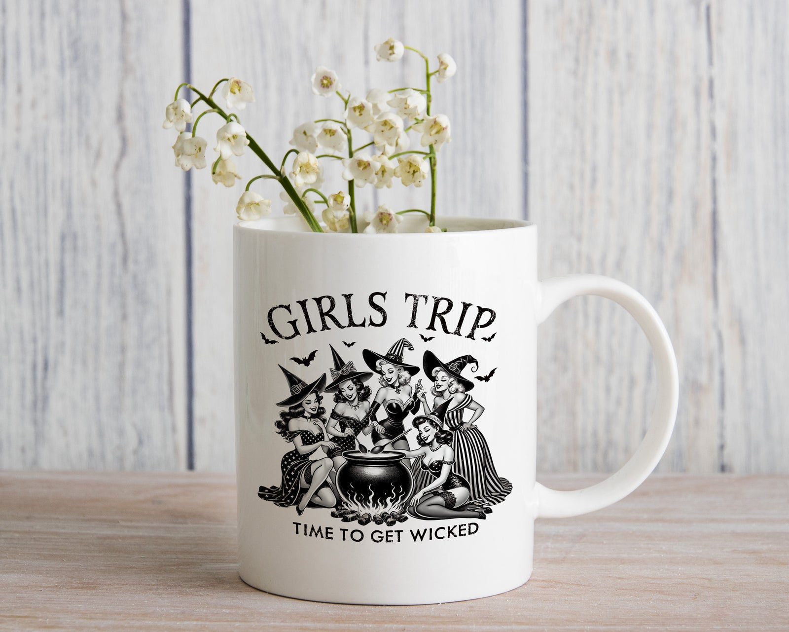 Girls Trip Time To Get Wicked Novelty Mug Fun Coffee Cup