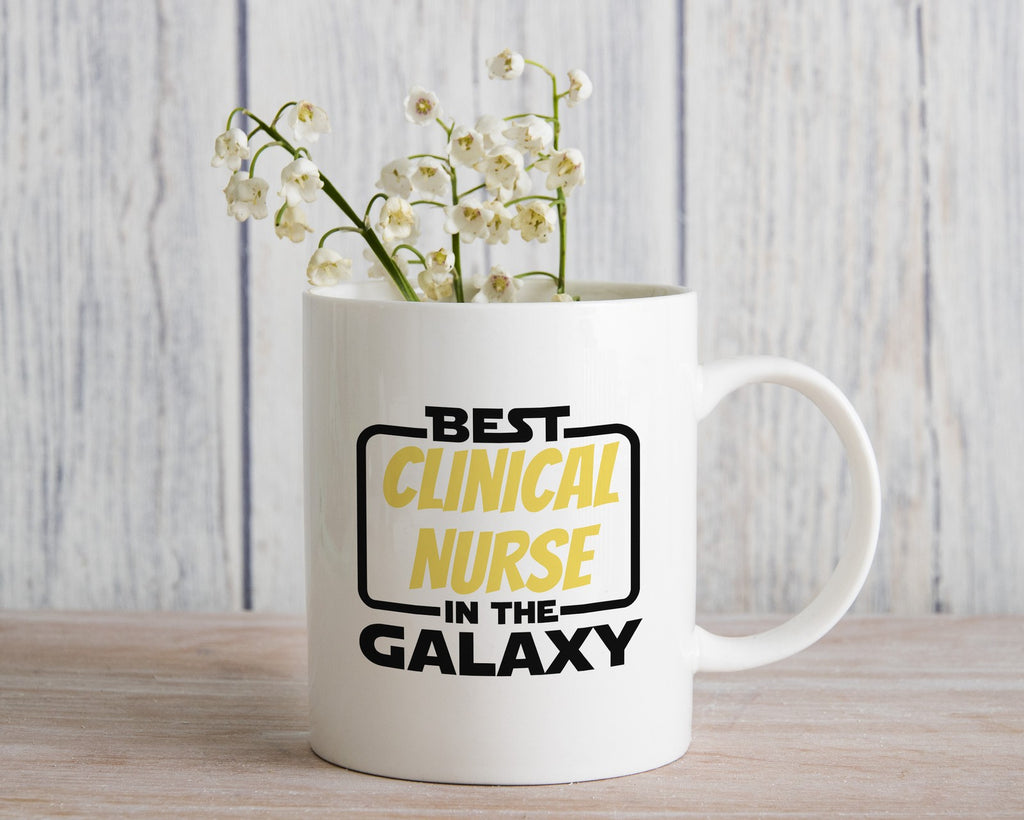 Best in the Galaxy Clinical Nurse Novelty Mug Registered Nurse Cup