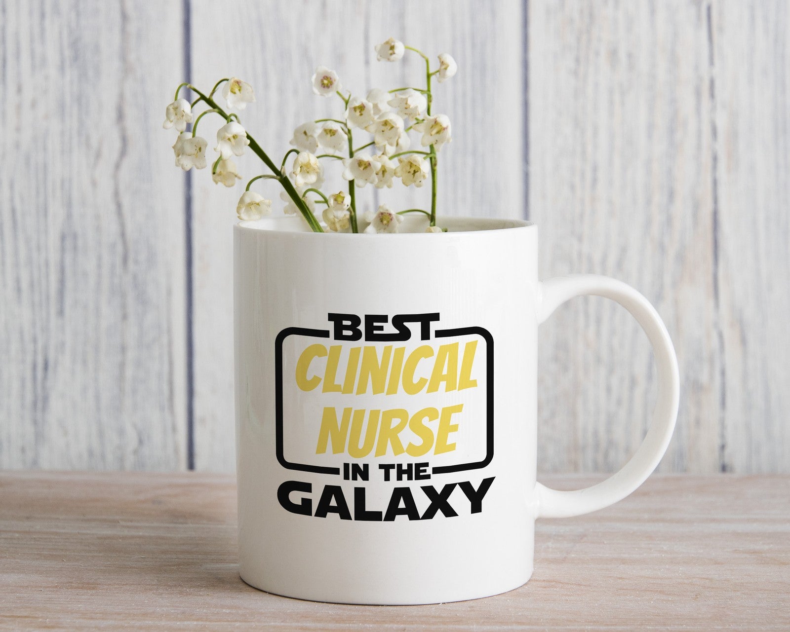 Best in the Galaxy Clinical Nurse Novelty Mug Registered Nurse Cup