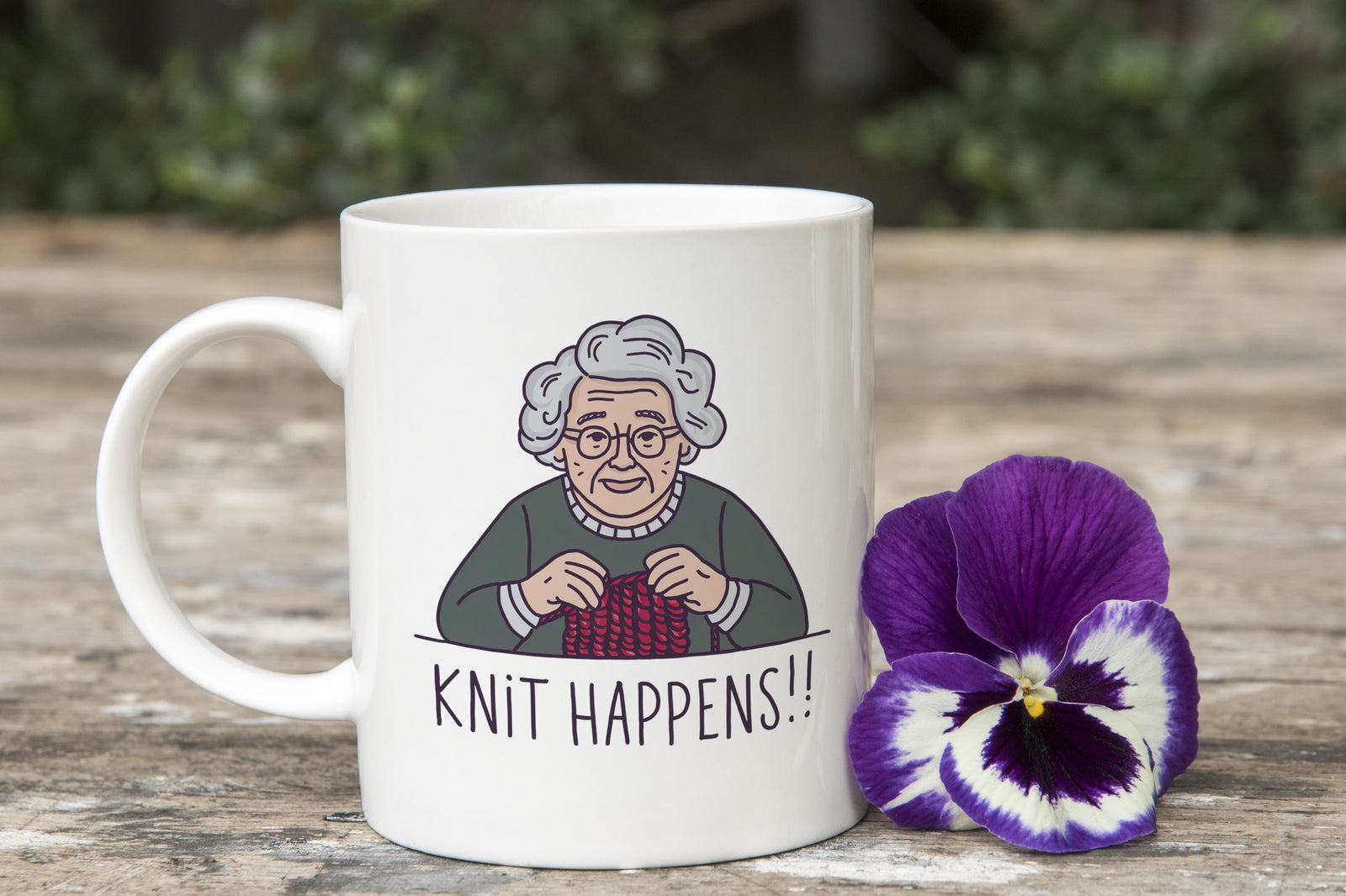 Grandma Gift Knitting Funny Novelty Mug Gift for Christmas Coffee Cup