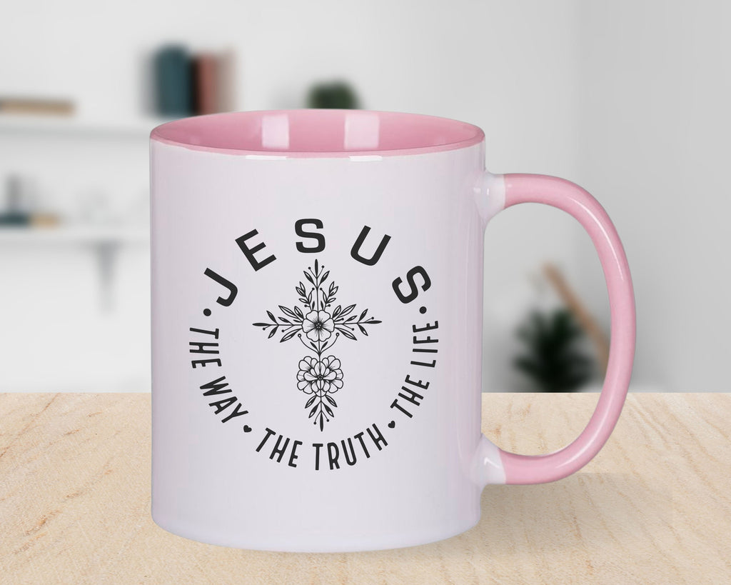 Jesus the Way Truth and Life Novety Mug Christian Coffee Cup