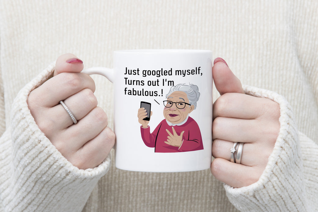 Grandma Google Gift Granny Internet Novelty Mug Gift for Christmas Coffee Cup