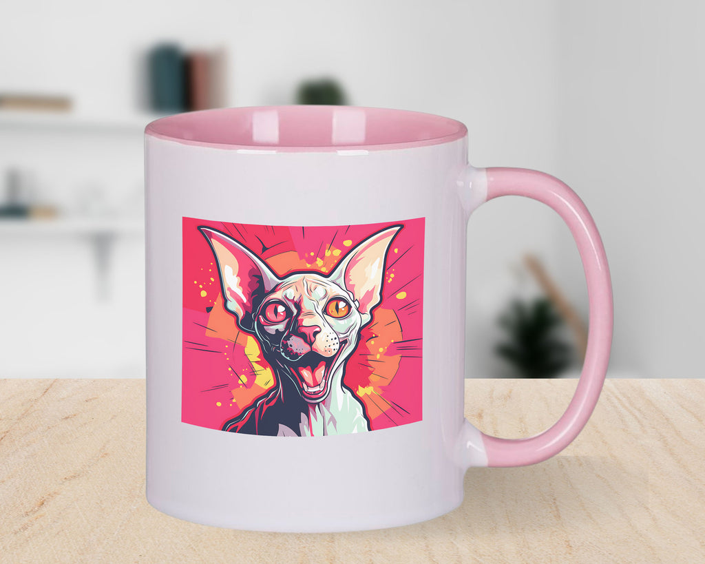 Sphynx cat pop art Novelty Mug Fun Coffee Cup