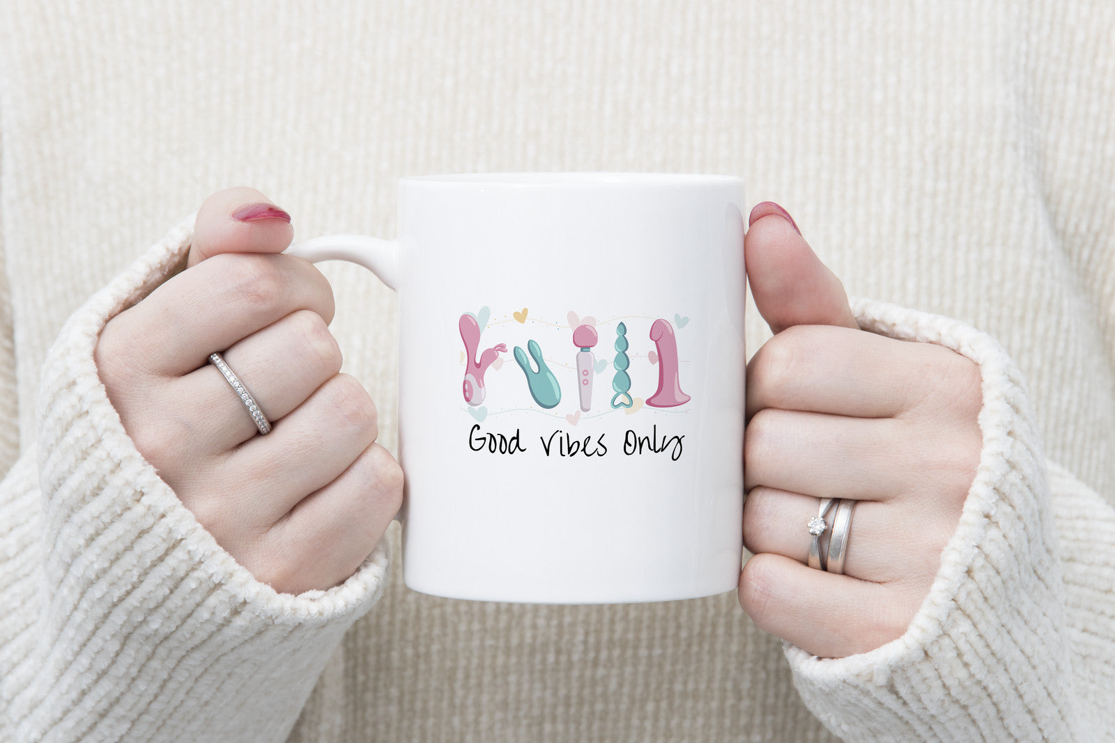 Novelty Mug Adult Good Vibes Only Coffee Cup