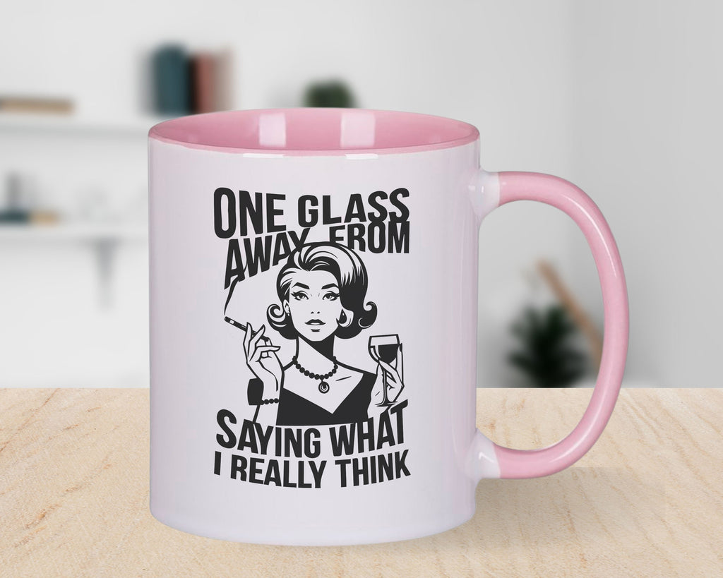 No Filter Retro Woman Novelty Mug Funny Saying What I Really Think Coffee Gift