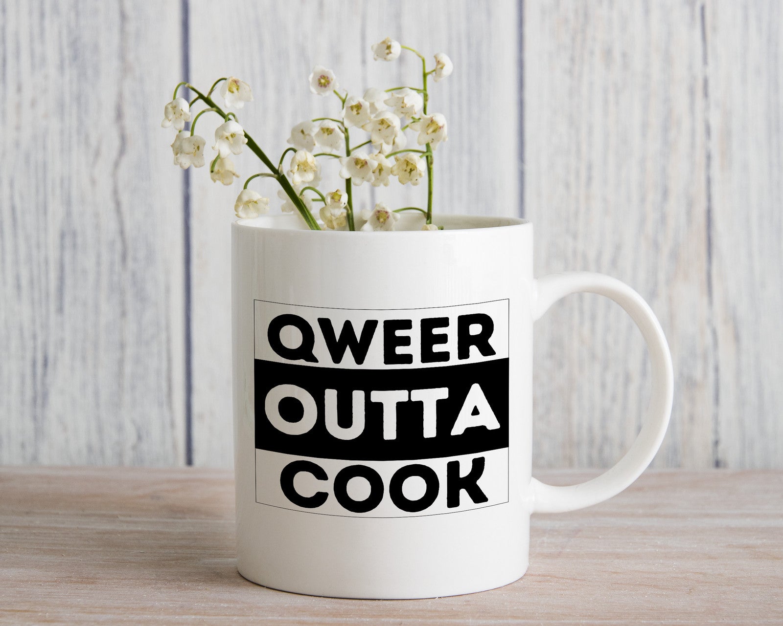 Qweer outta Cook ACT Novelty Mug Gay Pride LGBTQIA Coffee Cup