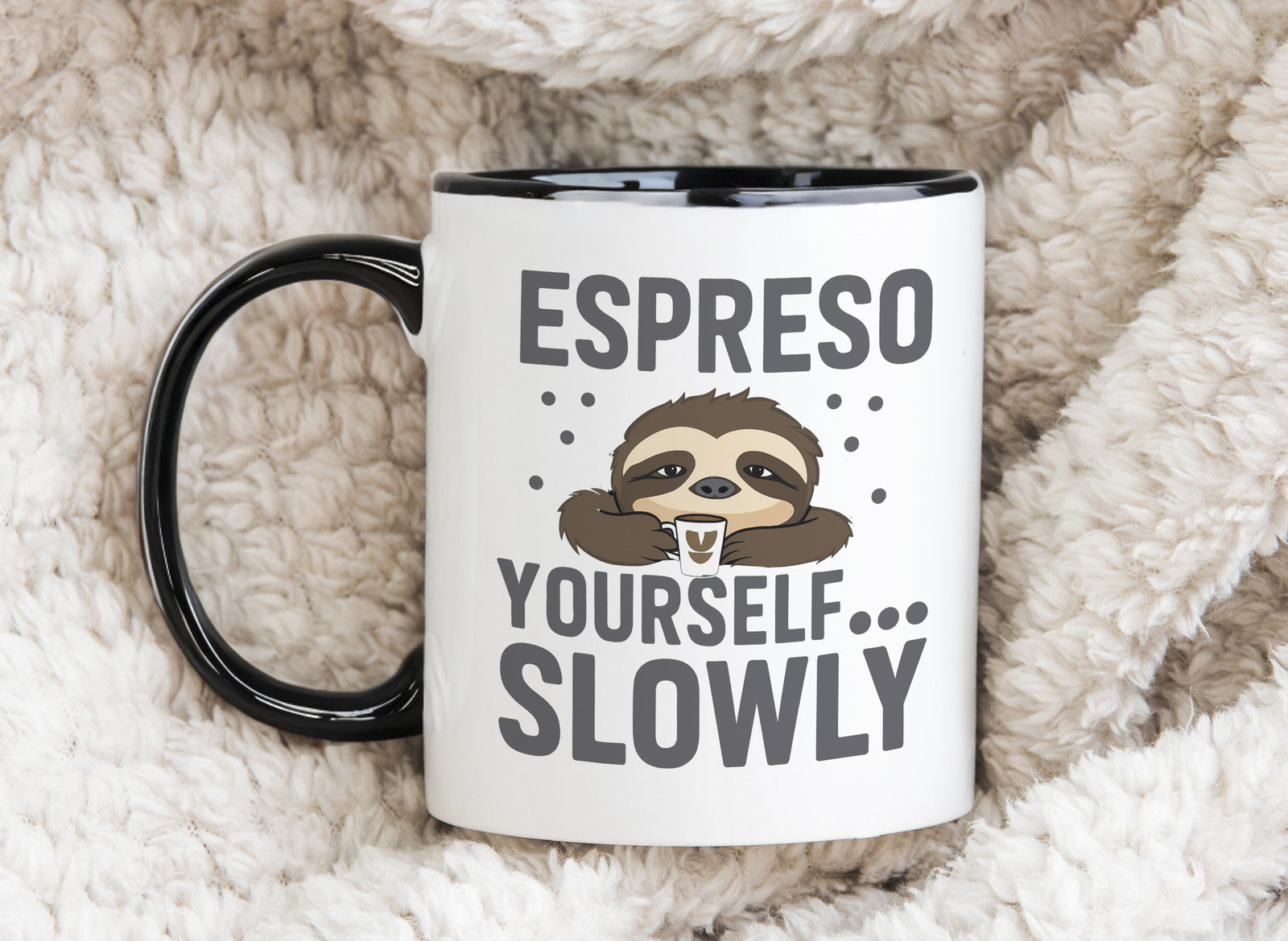 Sloth Coffee Novelty Espreso yourself slowly mug