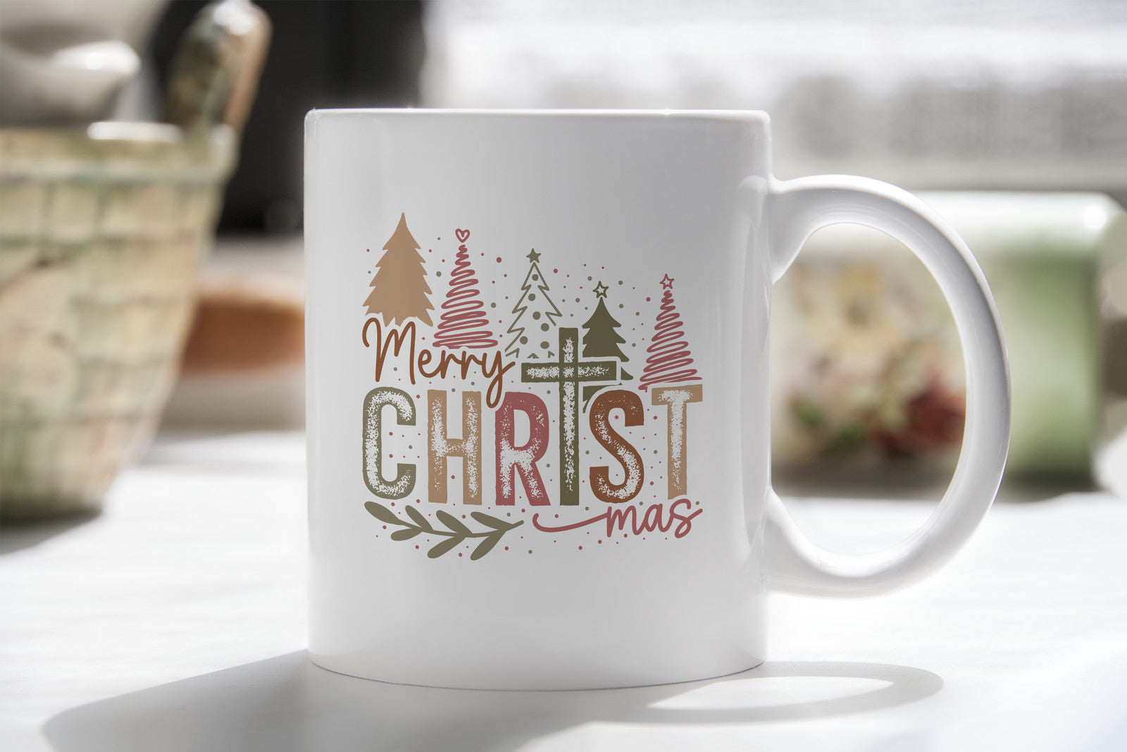 Merry Christmas Novelty Mug Caffeine Tea Cup