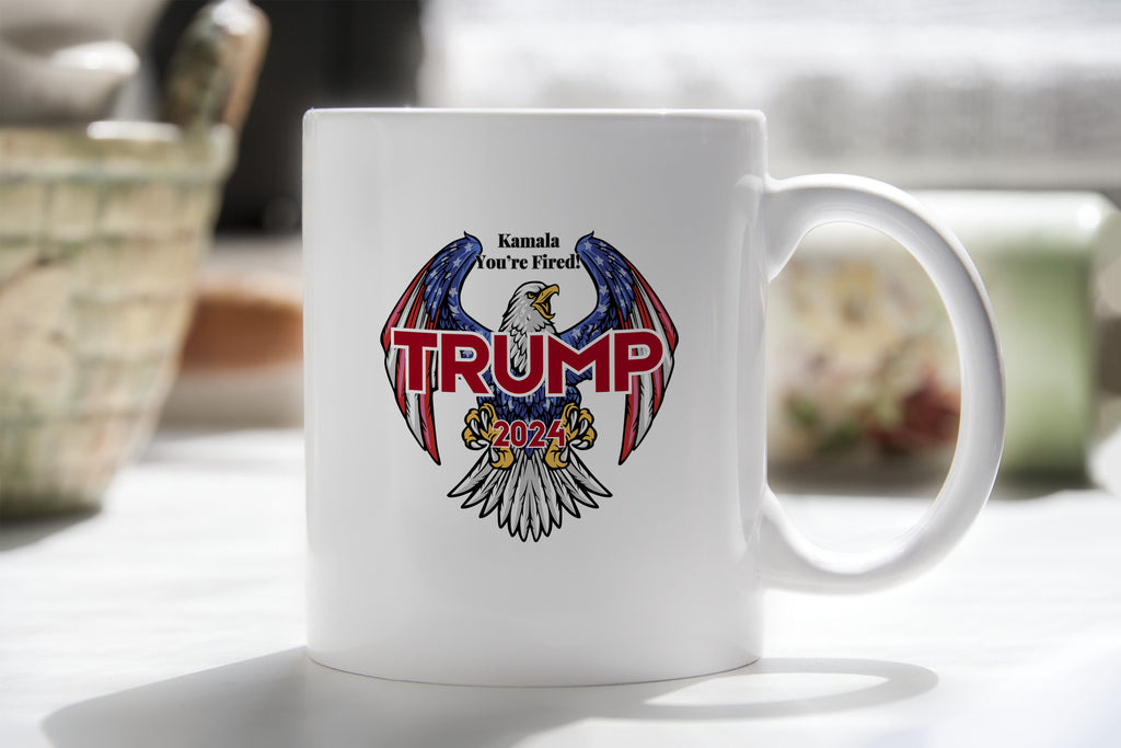 Trump Kamala you're fired mug vance 2024 coffee cup