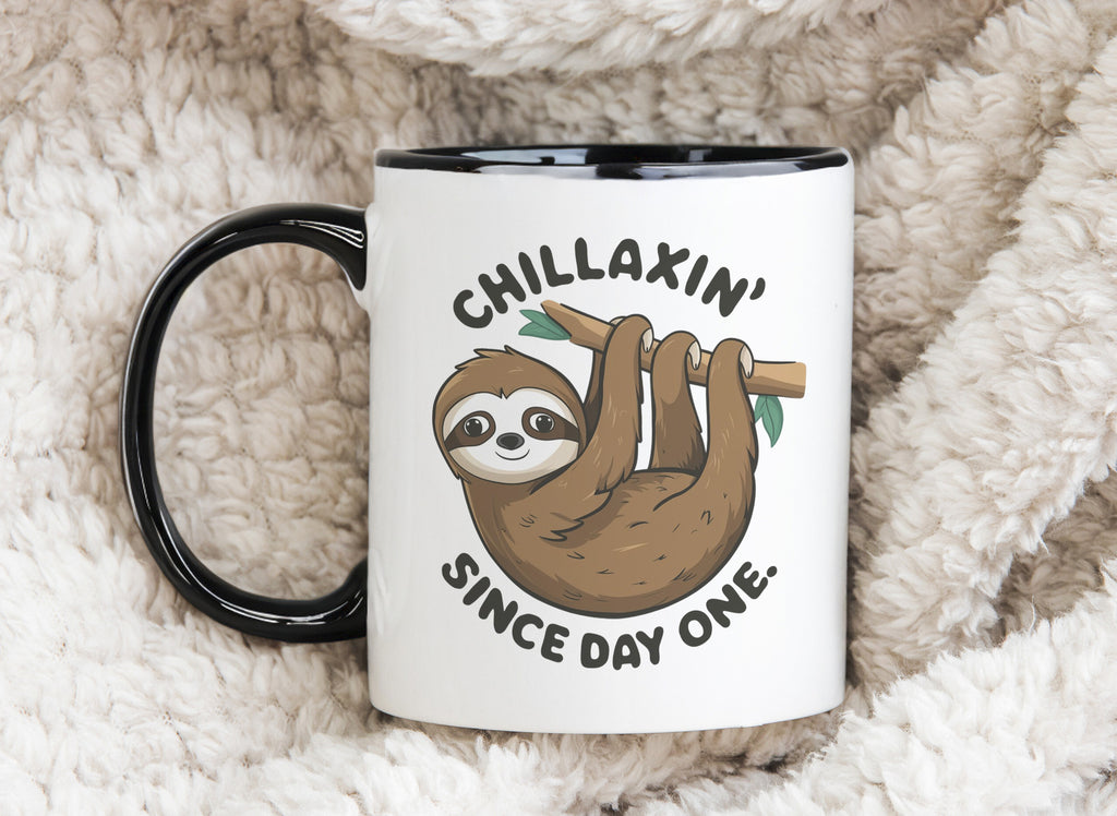 Chillax Sloth Novelty Mug Coffee Cup