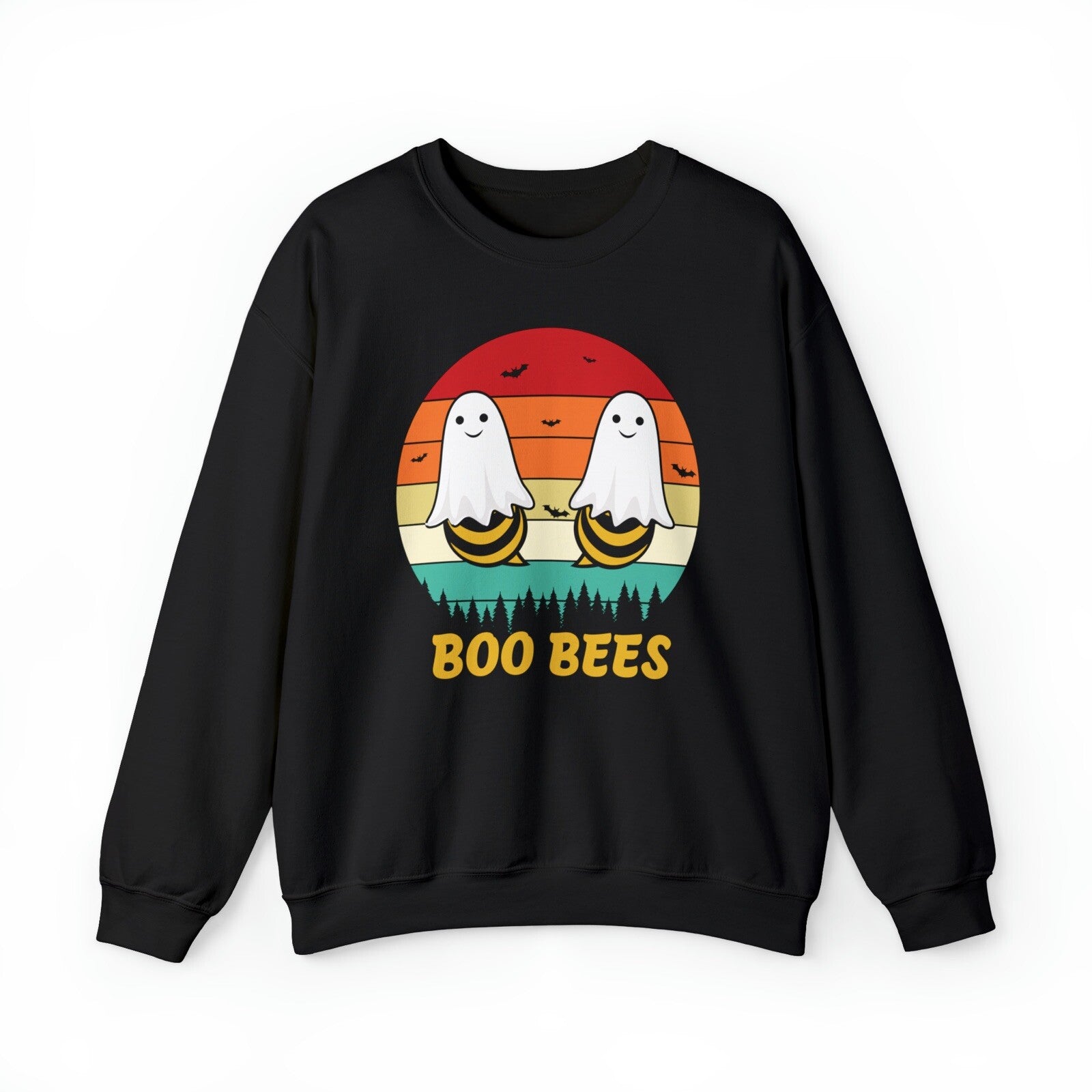 Halloween Funny Boo Bee ghost Sweatshirt Sweat Shirt Jumper Several Sizes