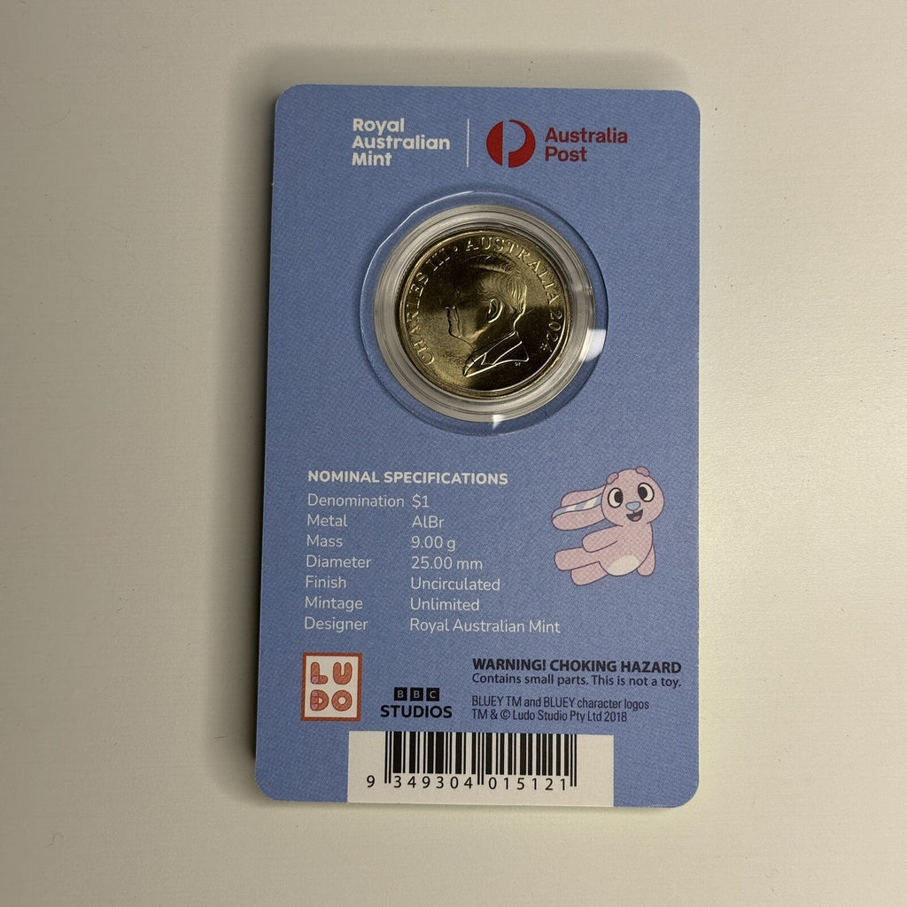 2024 $1 Bingo Carded Coin Bluey UNC Privy Mark
