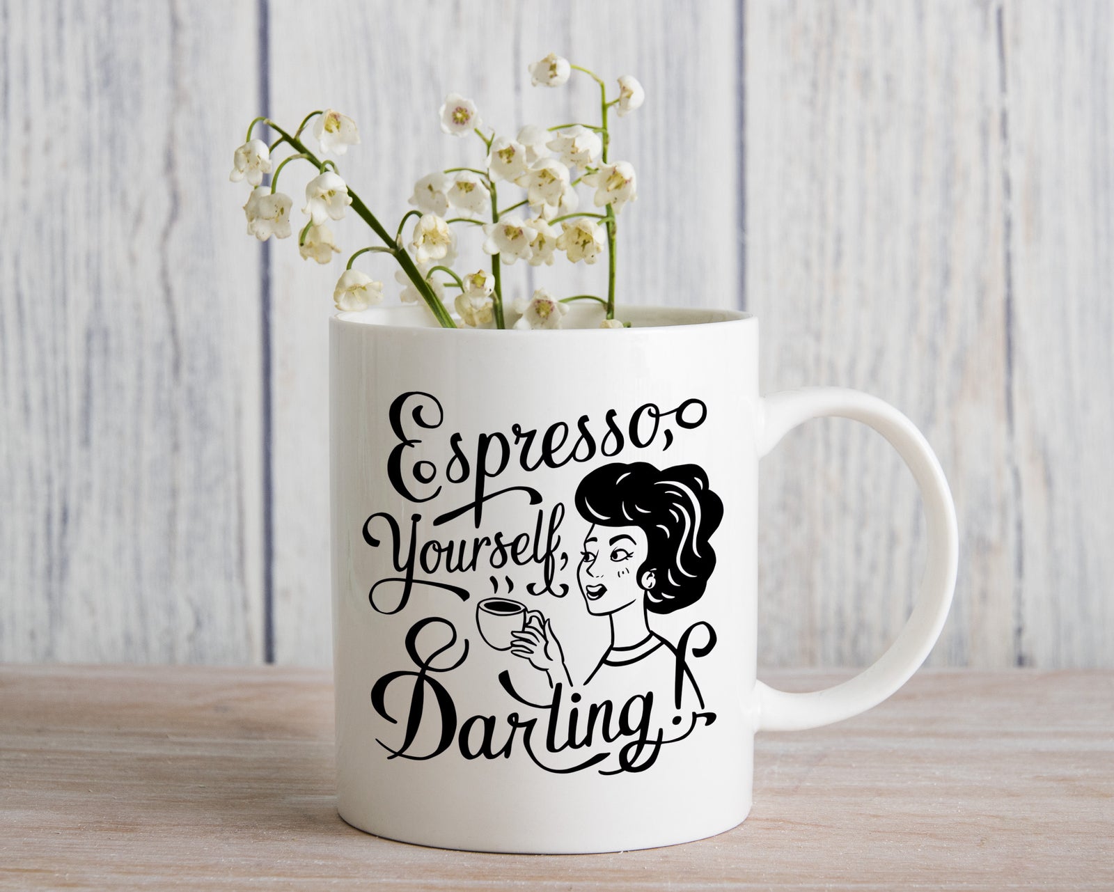 Coffee Lovers Gift Funny Espresso Yourself Novelty Mug Gift Coffee Cup