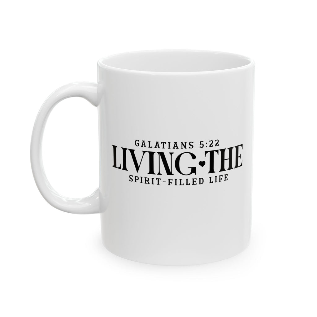 Christian Bible Verse Novelty Mug Galatians 5:22 Christmas gift Coffee Cup