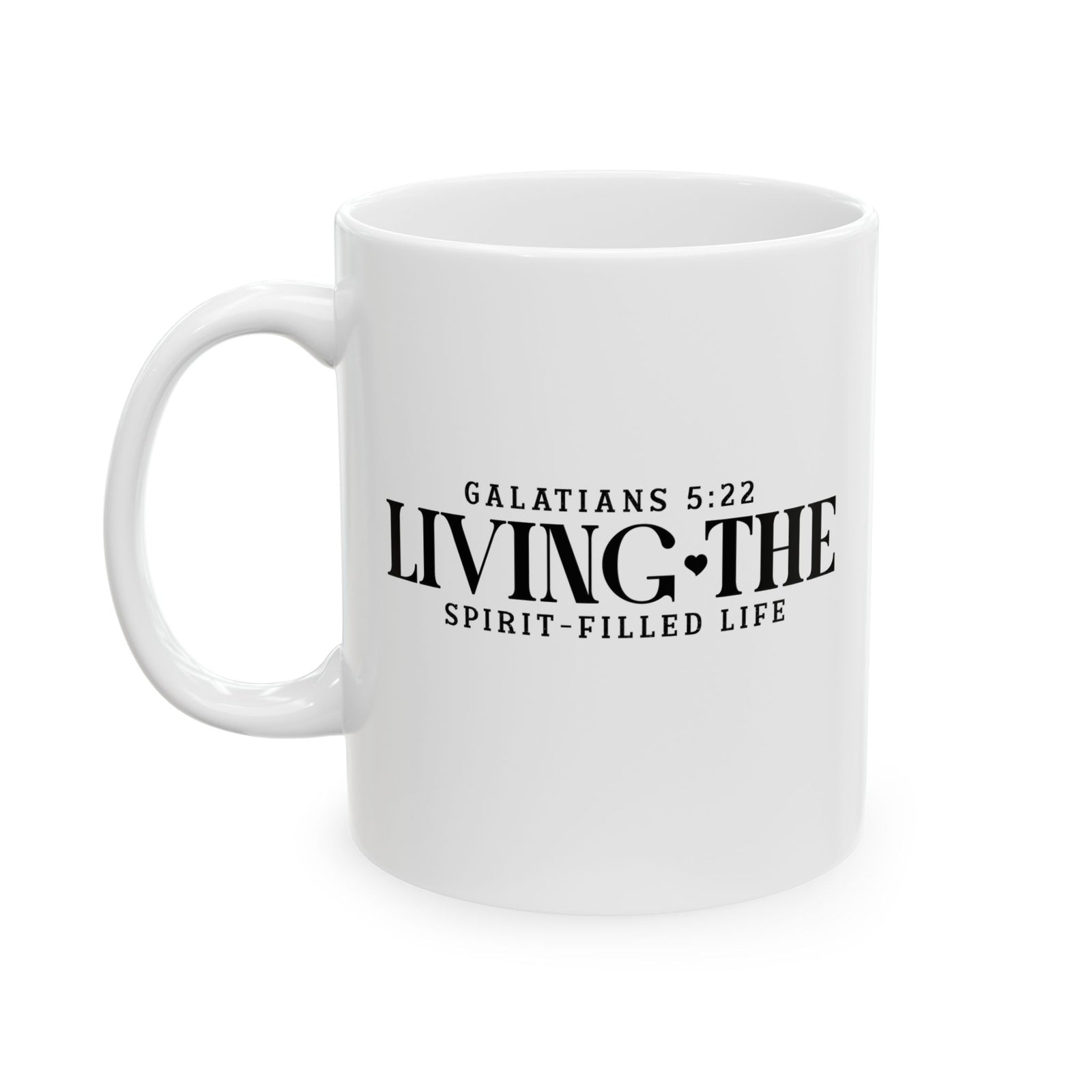 Christian Bible Verse Novelty Mug Galatians 5:22 Christmas gift Coffee Cup