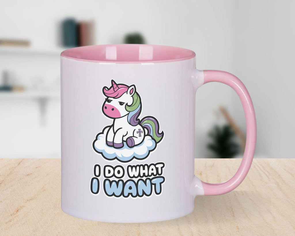 I Do What I Want Unicorn Novelty Mug Coffee Cup