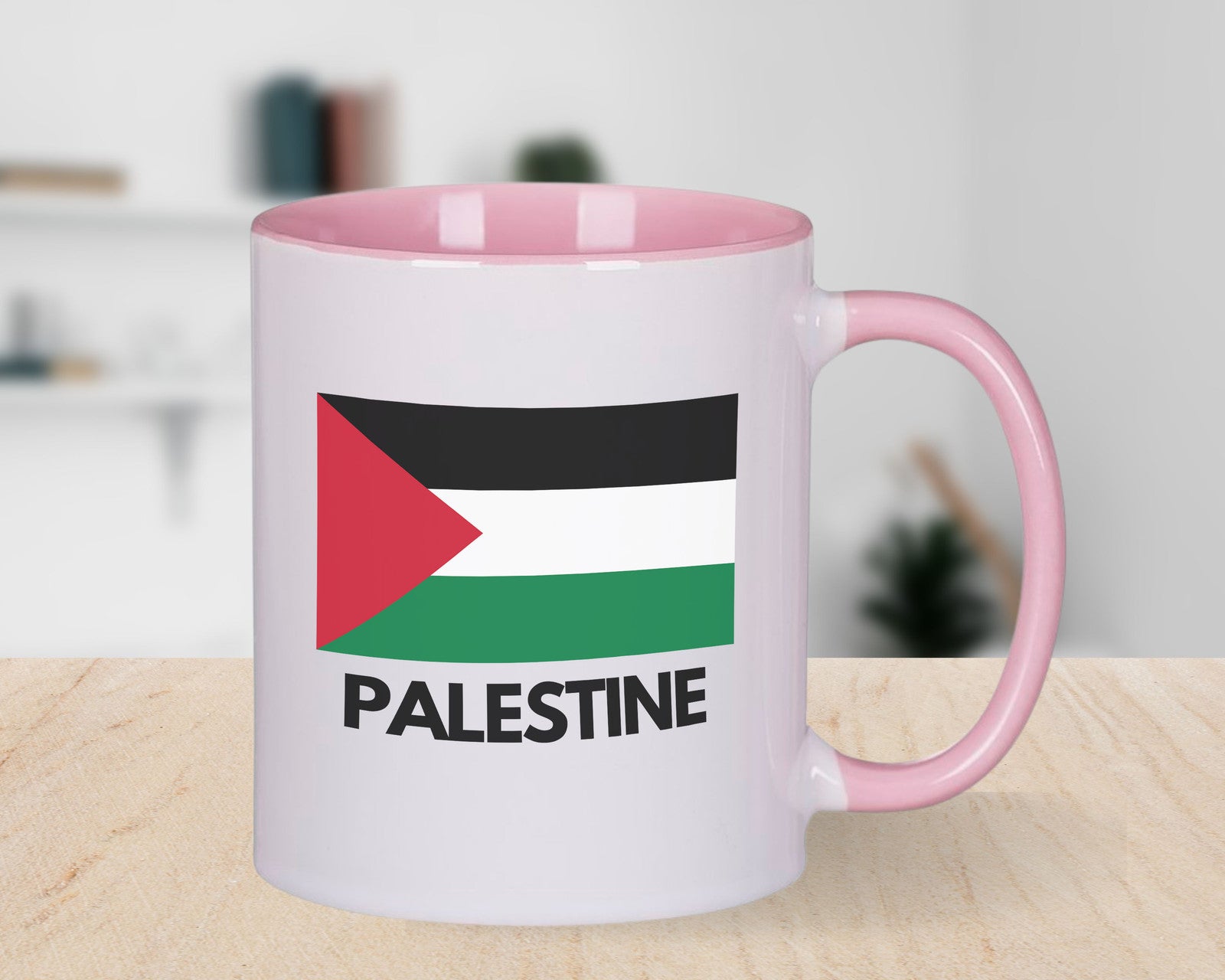 Free Palestine Flag Novelty Mug Pride Cup