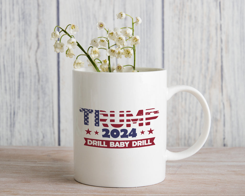 Trump Drill Baby Drill mug vance 2024 coffee cup
