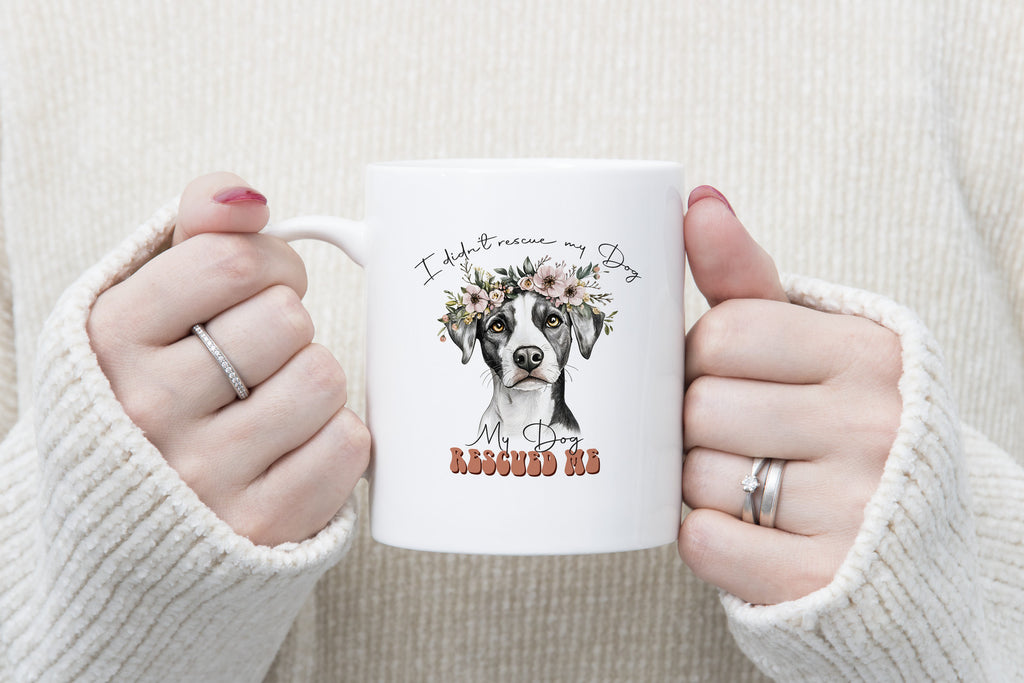 Rescue Dog Novelty Mug Cute Coffee Cup