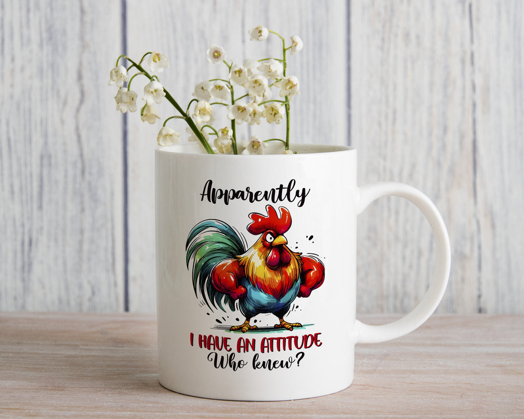 Sarcastic Mug Apparently I have an Attitude Novelty Mug Gift Coffee Cup