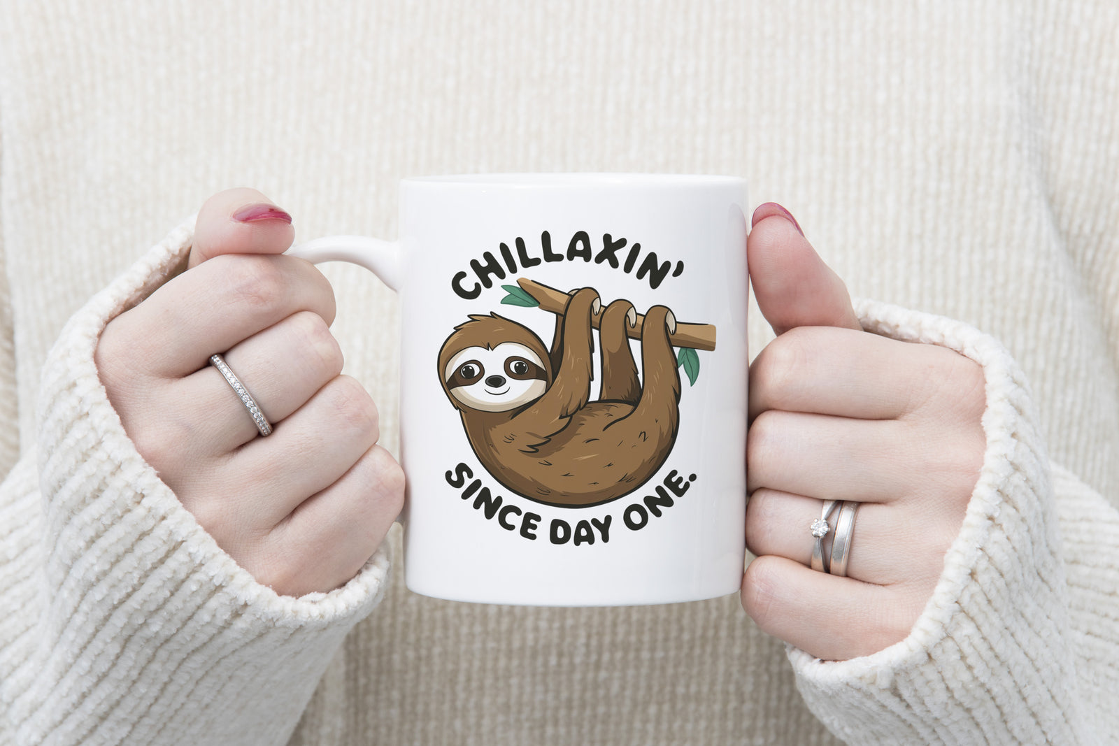 Chillax Sloth Novelty Mug Coffee Cup