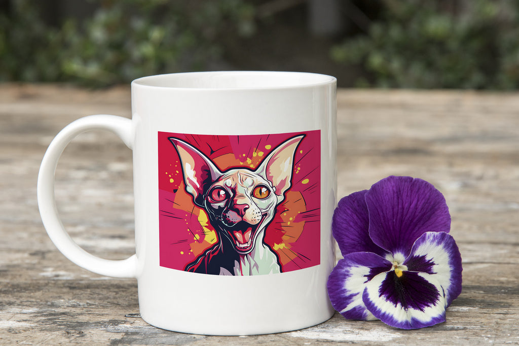 Sphynx cat pop art Novelty Mug Fun Coffee Cup