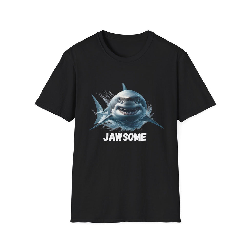 Jawsome Shark Novety unisex t-shirt black