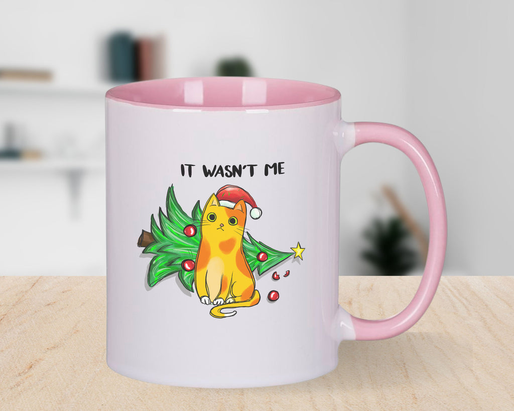 Cat Christmas Tree Killer Novelty Mug Caffeine Tea Cup