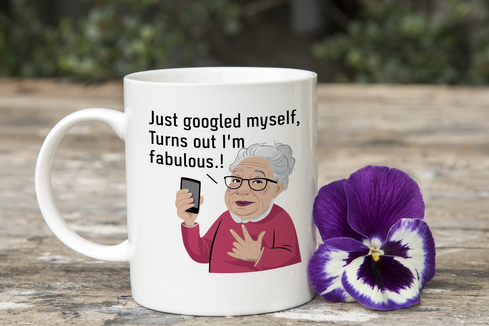 Grandma Google Gift Granny Internet Novelty Mug Gift for Christmas Coffee Cup
