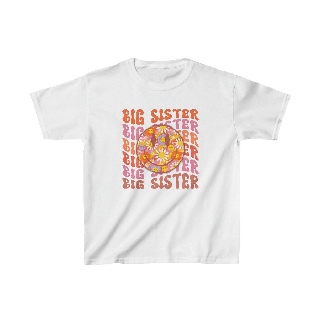 new big sister kids t shirt retro style