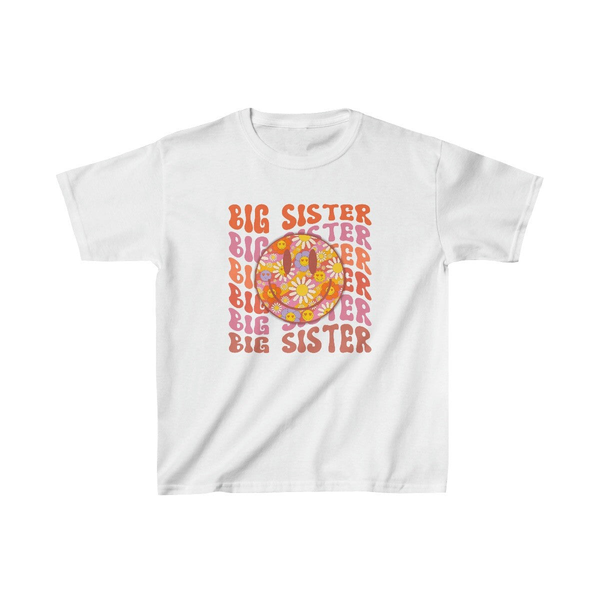 new big sister kids t shirt retro style