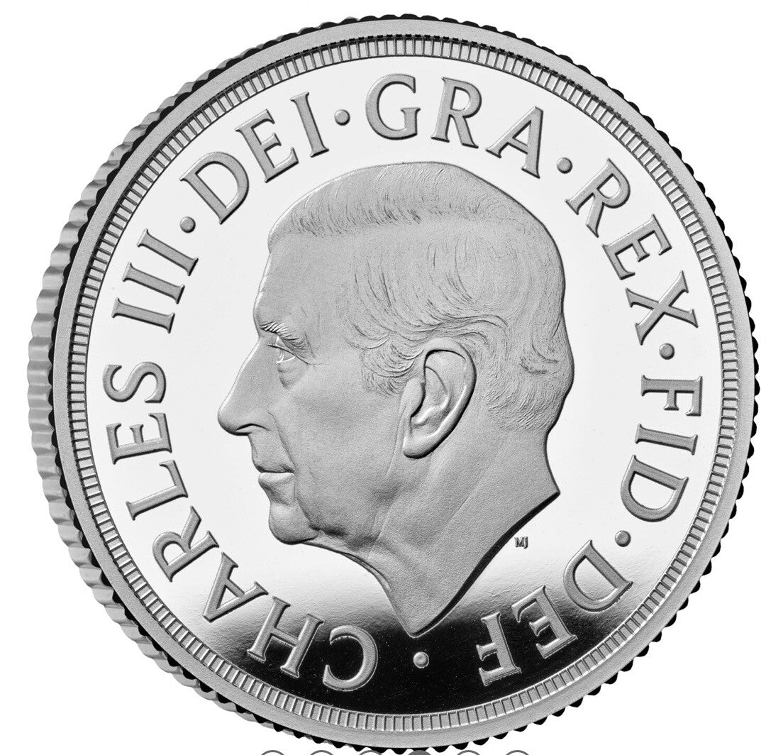 2025 Silver Sovereign Premium UK 15,000 Mintage Privy Mark In Hand