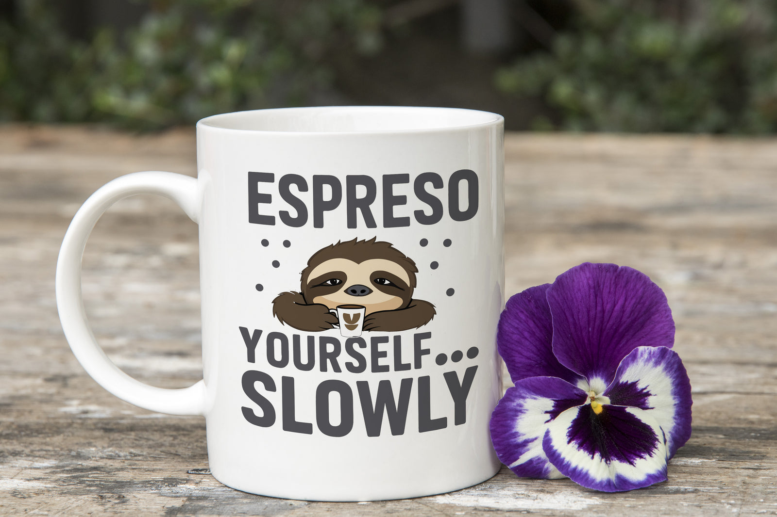 Sloth Coffee Novelty Espreso yourself slowly mug