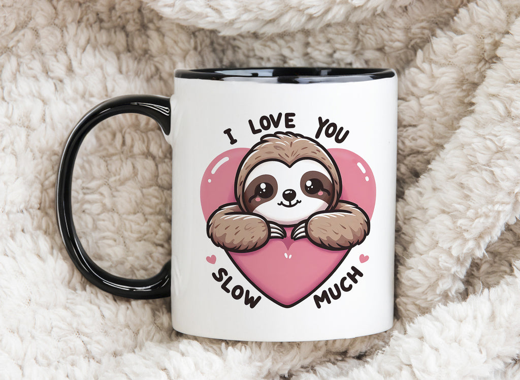 Sloth Mug I Love you Slow Much Coffee Novelty Cup Valentines Day