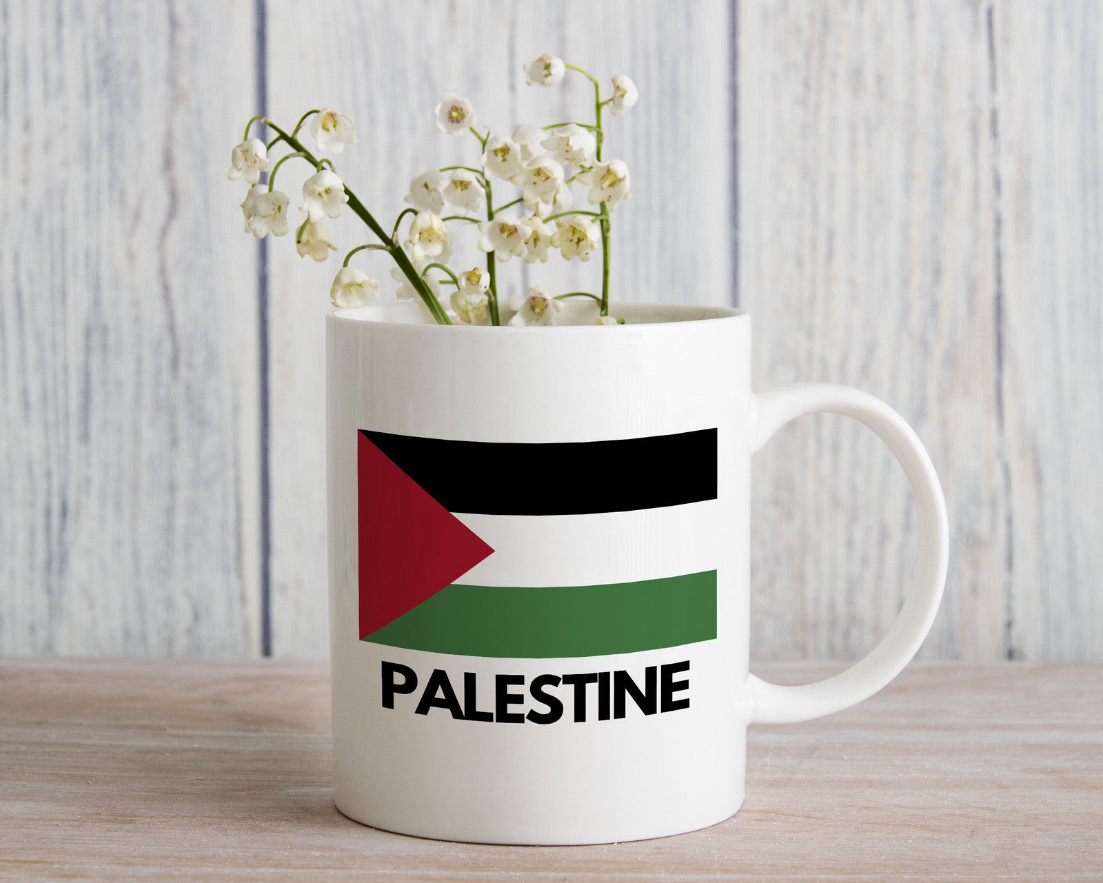Free Palestine Flag Novelty Mug Pride Cup