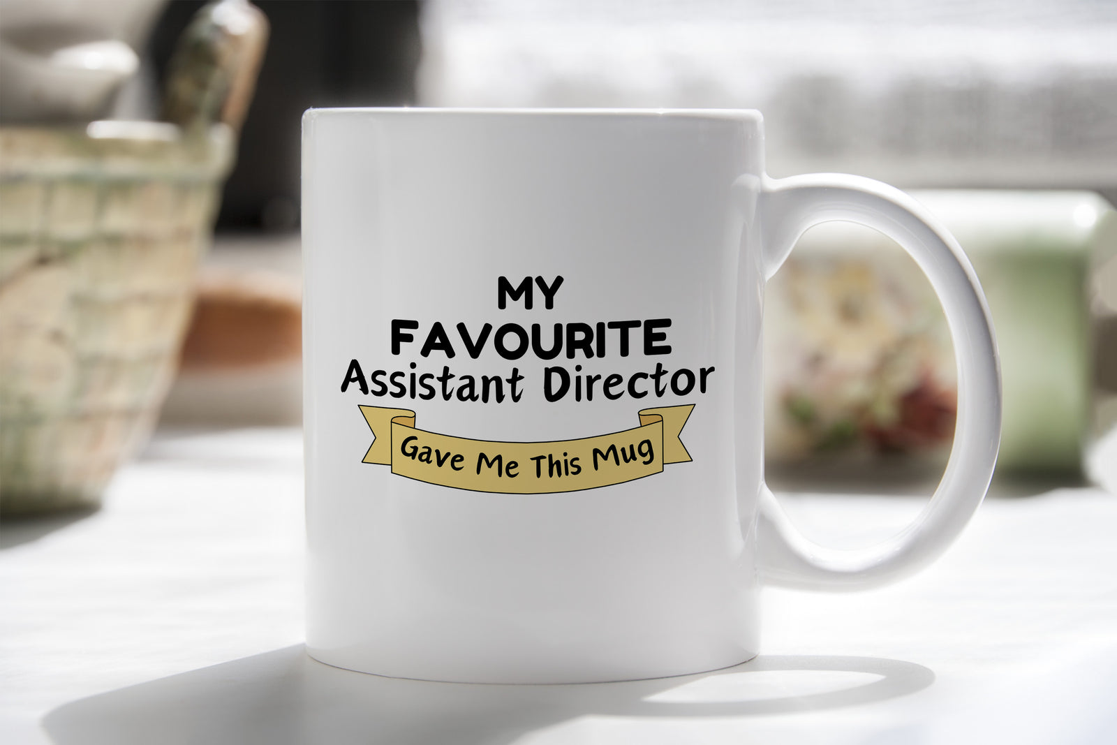 My Favourite Assistant Director Gave Me this Novelty Mug Gift Coffee Cup